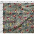 thumbnail image 2 of Soimoi Floral Print, Silk Fabric, Decor Sewing Fabric by The Yard 42 Inch Wide,Decorative Fabric for Shirts Suits Ties, Multicolor, 2 of 5