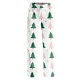 thumbnail image 4 of WTOBBY Women's Christmas Print Anime Pajama Pants, Casual Sleepwear with Drawstring Waist, Loose Fit for Yoga and Comfort, Festive Designs for Home Wear,White M, 4 of 7