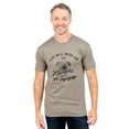 thumbnail image 2 of Life Will Move On, But At Least These Memories Are Forever Men's Modern Fit Fun Casual T-Shirt Printed Graphic Tee Military Gray 3X-Large, 2 of 3