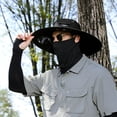 thumbnail image 3 of Mission Cooling Fishing Hat - Solar & USB Powered Built-in Fan Wide Brim Ultralight Sun Bucket Hat for Men Outdoor, 3 of 6