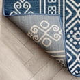 thumbnail image 4 of Well Woven Pipa Blue Oriental Diamonds Area Rug 9x13 (9'3" x 12'6"), 4 of 8
