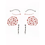 Leg Avenue Women's Puppet Face Jewels Sticker