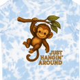 thumbnail image 4 of Inktastic Cute Monkey Just Hangin' Around Illustration Boys or Girls Toddler T-Shirt, 4 of 5