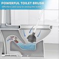thumbnail image 3 of Toilet brush and plunger set, 2 in 1 Toilet brush and plunger set with holder,bathroom accessory set with holder for deep cleaning, 3 of 4