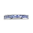 thumbnail image 6 of YoTreasure Tanzanite Solid 925 Sterling Silver Eternity Band Ring Jewelry, 6 of 8