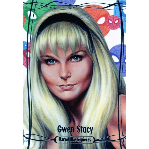 Marvel 2016 Marvel Masterpieces Gwen Stacy 1606/1999 Trading Card #8 (Upper Deck)