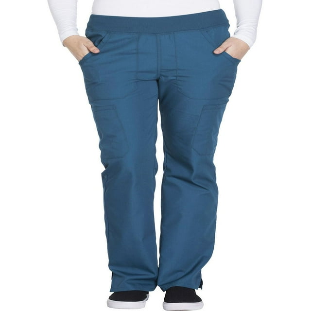 CHOK Workwear Originals Women‘s Scrubs Pant Mid Rise Straight Leg Pull-On Cargo WW210