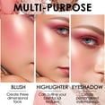 thumbnail image 5 of FOCALLURE 3 in 1 Blush and Highlighter Palette, Matte Blush and Shimmer Illuminator Highlighters,# 03, 5 of 7
