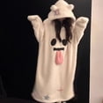 thumbnail image 2 of NAFUU Women's Robes Sleepwear Funny Onesie Pajamas One Piece Sleepwear Fleece Loungewear With Hood Winter Warmth Nightgowns Soft Cozy Homewear Soft Xmas Pajamas, 2 of 3