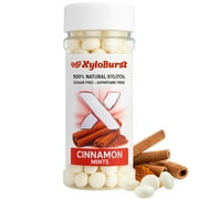 XyloBurst - Xylitol Mints | Sugar Free Breath Mints for Oral Health | Gluten Free, Vegan, Keto Friendly | Aspartame Free Mint | Cinnamon | 200 Count Jar