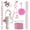 Pink, variant on CHIKIXSON Cup Accessories Set Compatible with Stanley Cup Tumbler 40oz & 30oz, Cup not included, Pink