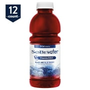 SoBe Water, Black and Blueberry, 20 oz Bottle (12 Pack)
