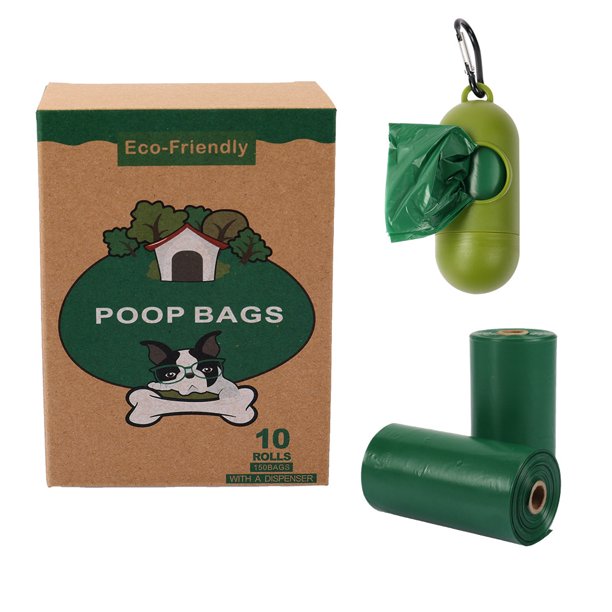 El bolso de basura biodegradable del animal doméstico del bolso del impulso del perro del bolso de basura del animal doméstico encajonó el bolso del impulso del perro