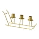 thumbnail image 1 of Candelabro de hierro, soporte para velas, adorno para Club, candelabro de 3 brazos, candelabro con forma de trineo para año Nuevo, repisa de Hotel Oro, 1 of 9