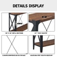 thumbnail image 2 of Open Box 46 Inch 2-Tier Console Sofa Hallway Entryway Accent Table, 2 of 7