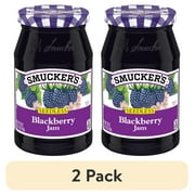 (2 pack) Smucker's Seedless Blackberry Jam, 18 Ounces