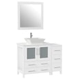 thumbnail image 6 of Vanity Art 42" Single Sink Bathroom Vanity Set with Engineered Marble Top and Free Mirror, 6 of 8