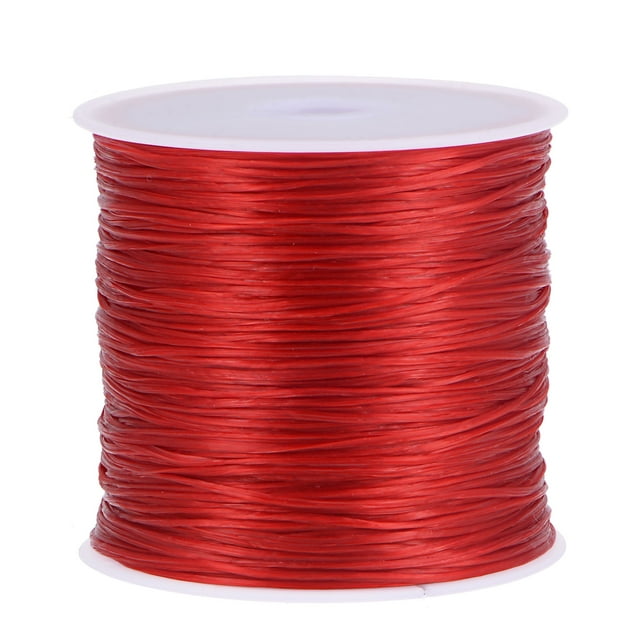 Unique Bargains Elastic Cord DIY Making Stretchy String Thread Rope Craft Wire, Burgundy