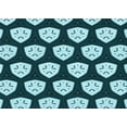 thumbnail image 1 of Ahgly Company Indoor Rectangle Patterned Deep-Sea Blue Area Rugs, 8' x 10', 1 of 6