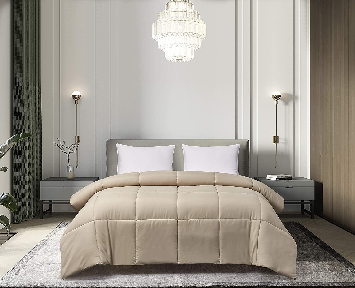 Blue Ridge Home Fashions Two-Tone Reversible Microfiber Down