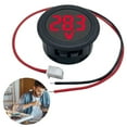 thumbnail image 1 of Cabezal voltímetro DC digital Circular dos hilos 4-100V Protección conexión inversa LED Pantalla Herramienta medición voltaje pequeño, 1 of 9