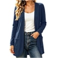 thumbnail image 6 of Enjoytime Lightweight Cardigans for Women Long Sleeve Open Front Cardigan Sweater Solid Casual Soft Fall Clothes, 6 of 8