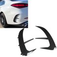 thumbnail image 4 of Rear Bumper Air Vent Cover, Rear Bumper Spoiler Left Right Standard Size Scratch Resistant  For C-Class W206 -Line Glossy Black,Carbon Fiber Style, 4 of 8