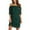Green, variant on JBXKXYW Summer Dresses For Women 2024 Women's Solid Color One Shoulder Slim Hollow Dress Womens Dresses (White,XL)