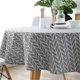 thumbnail image 1 of Northern Europe Style Terylene&Cotton Mixed Round Table Cloth Multicolor Triangle White Line Gray Arrows Printed Table Cloth, 1 of 5