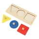 thumbnail image 4 of Juguete de rompecabezas con perilla, para bebés y niños pequeños, rompecabezas con forma geométrica de 3 colores, rompecabezas con forma geométrica, resistente y resistente, 4 of 8