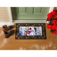 thumbnail image 2 of Evergreen Floor Mat Birch Forest Snowman Sassafras Switch Mat, 22'' x 10'' inches, 2 of 3