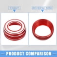 thumbnail image 6 of Unique Bargains Car AC Vent Ring Covet Trim for Chevrolet Camaro 2017-2021 Aluminum Alloy Red (Set of 7), 6 of 6