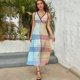 thumbnail image 5 of Watercolor Stripes Vestido Sin Mangas , Vestidos De Lujo Para Ocasiones Oficiales, 5 of 5
