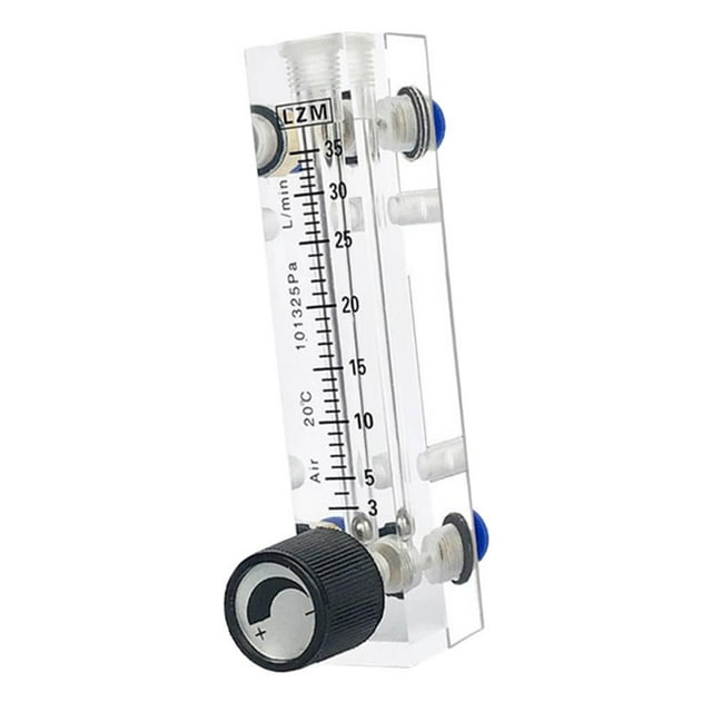 Medidor de Flujo de Tubo de Plástico Rotámetro de Agua Instantáneo Medidor de Flujo 3-
