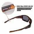 thumbnail image 3 of Walleva Black Mr. Shield Polarized Replacement Lenses for Oakley Ten OO9128 Sunglasses, 3 of 8
