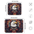 thumbnail image 4 of Yayeee Dish Drying Mat for Kitchen Counter 16"x18" Microfiber Absorbent Pad, Brown Abstract Eagle, 4 of 7