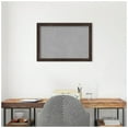 thumbnail image 2 of Amanti Art Fresco Dark Walnut Framed Magnetic Board 27 x 19 in., 2 of 7