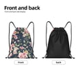 thumbnail image 5 of Bingfone Vintage Floral Drawstrings Backpacks Bags For Men Women Gym Drawstrings Bag, 5 of 9