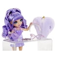 thumbnail image 4 of Muñeca de moda Rainbow High Creative Crystals Violet Purple, 4 of 6