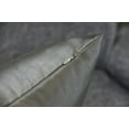 thumbnail image 2 of (24x24","Charcoal) - Creative Solid Faux Silk Euro Shams / Pillow Covers - Multi Colours / Size, 2 of 2