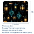 thumbnail image 5 of Ramadan Lantern Square Gaming Mousepad Desk Mat Non-Slip Rubber Bottom Printed 8.3x9.8 Inch Suitable for Office and Gaming, 5 of 6