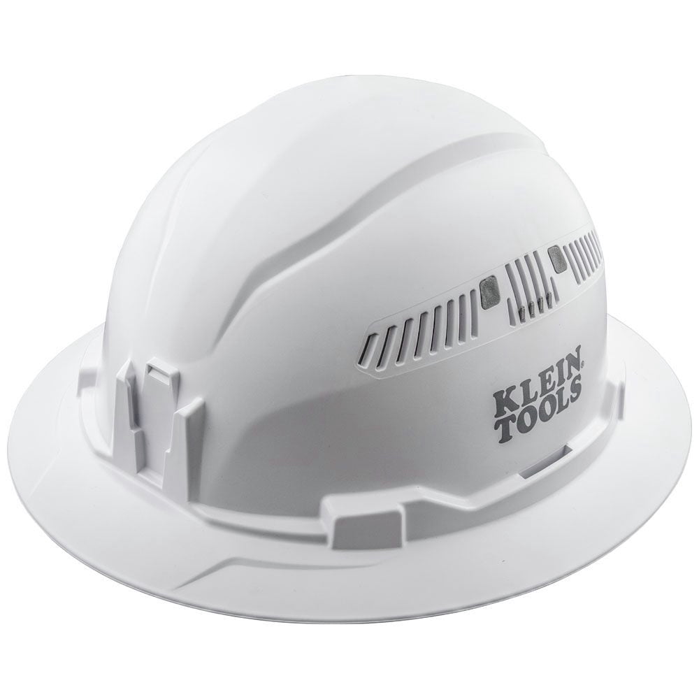 Klein Tools Hard Hat, Vented, Full Brim Style, 60401