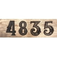 thumbnail image 3 of Lulu Decor, Cast Iron House Number 1 Vintage Black Finish with Fleur De Lis (# 1), 3 of 3