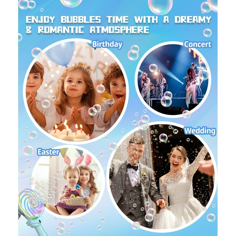 Beautysureup Windmill Lollipop Bubble Wand with LED photo 5