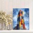 thumbnail image 2 of Colorful Abstract Tower Canvas Print, Modern Wall Decor for Living Room Bedroom Office Dining Room Hallway Cafe, 2 of 8