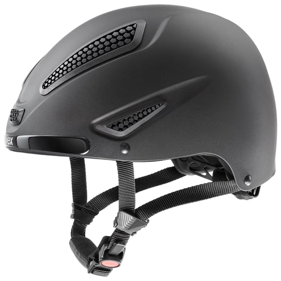 Uvex Perfexxion II xc, Adjustable and Ventilated Equestrian Helmet for Adults, Black Matte, XS-S