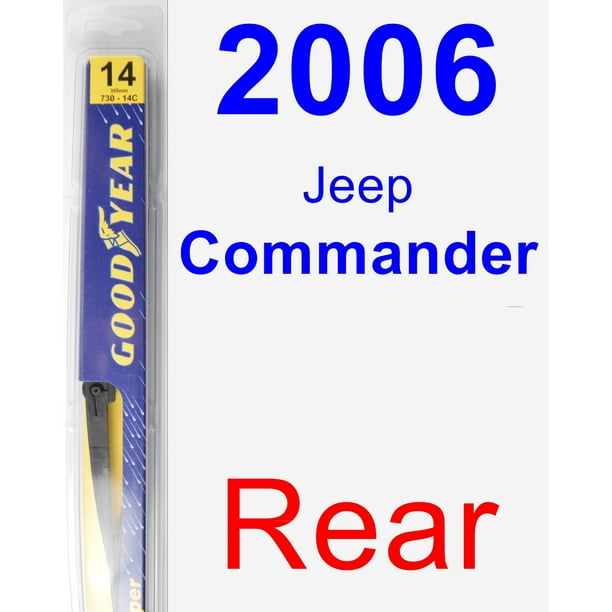 2006 Jeep Commander Rear Wiper Blade Rear
