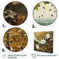thumbnail image 3 of Designart "Green Oak Tree Of History III" Landscapes Floater Framed Wall Decor, 3 of 7