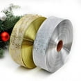thumbnail image 4 of Christmas Decoration Ribbon with Snowflakes 2m Cloth for Bows and Garlands, 4 of 8