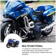 thumbnail image 4 of 1 pieza de motocicleta de juguete con tracción a la fricción para niños., 4 of 8